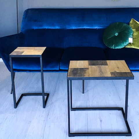 007 stolik pomocniczy END TABLE meble industrialne URBAN ARTEFACT